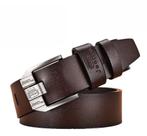 Cinto Masculino 100% Couro Kavis JP Original - Marrom