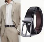 Cinto Masculino Couro Dupla Face 2 Em 1 Marrom e Preto - cinto top