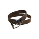 Cinto Masculino Couro Legítimo Bovino Social 3,5cm Ajustável Fivela de Metal Preto ou Marrom