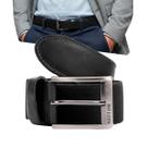 Cinto Masculino Couro Legítimo Elástico Social Casual Kéffor