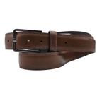 Cinto masculino couro social Pierre Cardin 3cm 3505112 Cor:WhiskyTamanho:P(85/90)