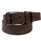 Cinto Masculino De Couro Liso Cafe Cincow 4288