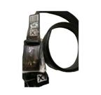 Cinto Masculino De Couro Preto 120CM Metal E P.U Duke