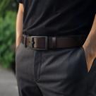 Cinto Masculino Fivela Casual Luxo Qualidade Premium Ajustávei Resistente Elegantes Design Moderno