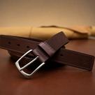 Cinto Masculino Híbrido Couro Legítimo Elástico Ajustável