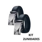 Cinto masculino kit cinto atacado social couro fivela automatica cinto preto de homem fivela preta prata sosial marrom