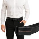 Cinto masculino kit cinto atacado social couro fivela automatica cinto preto de homem fivela preta prata sosial marrom