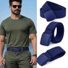 Cinto Masculino Poliéster Fivela Engate Rápido Reforçado Trabalho Trilha Casual Ajustável Resistente