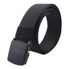 Cinto Masculino Preto de Nylon Grosso Com Fivela de Plástico Cinto Masculino Preto de Nylon Grosso Com Fivela de Plástico