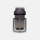 Cinto Masculino Social Estilo Clássico Gorgurão E Couro Elegante Design Moderno Macio Bege