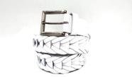 Cinto masculino trançado branco OXDDI K00751