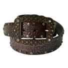 Cinto Master Croco Marrom Cor:MarromTamanho:90