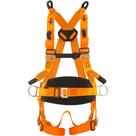 Cinto Paraquedista Abdominal Dlt-030 Ca43099 7 Pontos Único Laranja E Preto - Dully