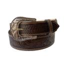 Cinto Paul Western Marrom Detalhado