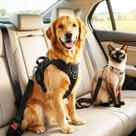 Cinto Segurança Pet FBI Preto Caes Gatos Carro Coleira Guia Cinto Segurança Pet FBI Preto Caes Gatos Carro Coleira Guia