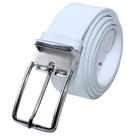 Cinto social branco masculino dupla face estiloso elegante moderno