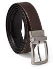 Cinto Steve Madden Vestido casual de couro marrom/preto masculino 32
