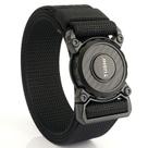Cinto Tático de Nylon Masculino Uso Casual e Treinamento ao Ar Livre - Preto 125 cm (Venda Exclusiva)