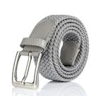 Cinto trançado BSLLNEK elástico de 3,5 cm cinza para homens (cintura 41-44) Cinto trançado BSLLNEK elástico de 3,5 cm cinza para homens (cintura 41-44)