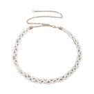Cinto Trançado com Detalhe de Pérolas - Acessório para Vestido Cinto Trançado com Detalhe de Pérolas - Acessório para Vestido