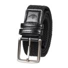 Cinto trançado Dockers Black Stretch Web para homens GG