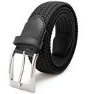 Cinto trançado FAIRWIN Elastic Stretch Woven Black para homens M
