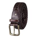 Cinto trançado Tommy Hilfiger masculino bronzeado tamanho 44