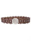 Cinto Via Lessa Liverpool Boho Chic Marrom