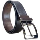 Cinto WR Fashion Couro Bovino Social Fivela Giratória Dupla Face 3,5 cm Masculino