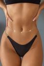 Cintos cintura de corrente banhada a ouro e prata bodychain