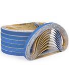 Cintos de lixar Shineboc 40-Piece 40-400 Grit Zirconia 3/8 x 53cm