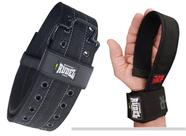 Cinturão Academy + Straps H40-s Combo Fitness