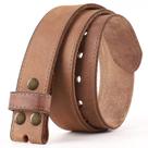 Cinturón de Cuero NPET de Grano Completo Estilo Vintage 3.8 cm de Ancho