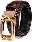 Cinturón de Cuero para Hombre Barry.Wang con Hebilla de Ráton, Ancho 3.5 cm, Largo 110-150 cm