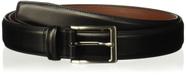 Cinturón de Vestir Perry Ellis Portfolio Amigo para Hombre en Cuero Negro