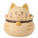 Cinzeiro de cerâmica para gatos com tampa Cute Smoking Ash Tray 12cm