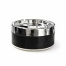 Cinzeiro de Inox Redondo Tampa Giratório Anti Odor 9 cm 4 Ap