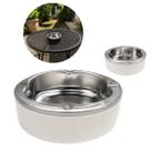 Cinzeiro de Metal 11cm Redondo Resistente Luxuoso