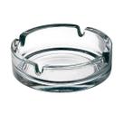 Cinzeiro De Vidro Redondo Liso Design Elegante 10,5cm