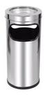 Cinzeiro Lixeira Para Condomínio E Empresa - Aço Inox - 2 Un