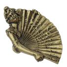 Cinzeiro Portátil de Mesa Leque Espanhol SAT em Latão Artesanal: a elegância da cultura espanhola em sua casa