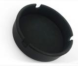 Cinzeiro Redondo de Silicone Preto