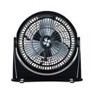 Circulador de ar 25cm ventimais 6 pás preto/prata 220v