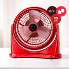 Circulador de Ar de Mesa 25cm 127V Potente Silencioso Compacto Alta Ventilação