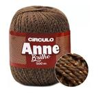 Circulo anne brilho cor 7382 chocolate ouro 500 metros de fio