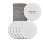 Círculos de papelão, rabiscos, 7,62 cm de diâmetro, 1,5 mm de espessura, 100 unidades Círculos de papelão, rabiscos, 7,62 cm de diâmetro, 1,5 mm de espessura, 100 unidades