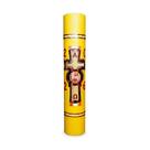 Círio Pascal Amarelo Cordeiro 7cm x 40 Cm Aplique Adesivo