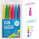 Cis lumini estojo c/6 neon