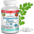 Citrato de magnésio 400 mg 200 cápsulas de alta potência Citrato de magnésio 400 mg 200 cápsulas de alta potência