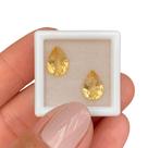 Citrino Gota Par 3,22ct